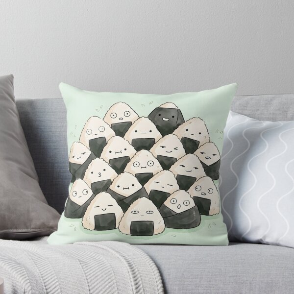 Item preview, Cute Onigiri Rice Balls Pile Kawaii Japanese Food designed and sold by DuckOddity.