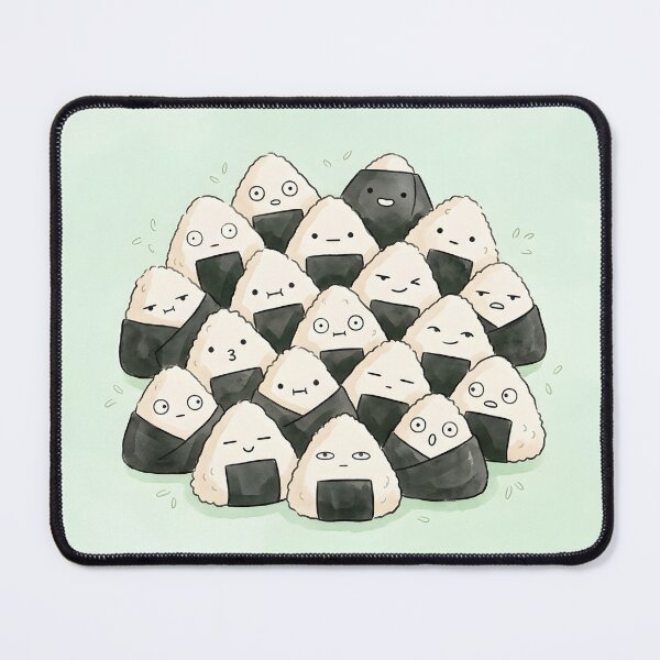 Item preview, Cute Onigiri Rice Balls Pile Kawaii Japanese Food designed and sold by DuckOddity.