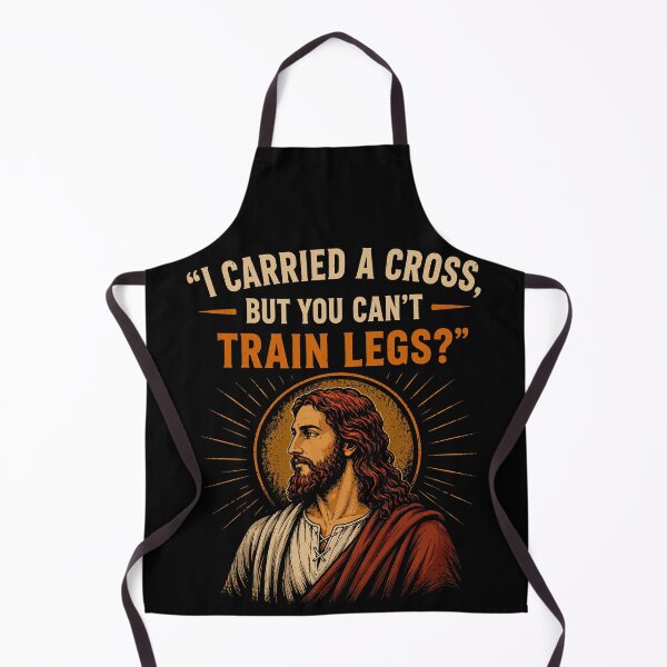Item preview, I Carried A Cross, But You Can't Train Leg, Funny Gym Humor designed and sold by Izanmie.