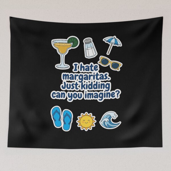 Item preview, Funny Margarita Just Kidding Vacation Drink designed and sold by snowry.
