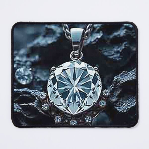 Item preview, Exquisite Round Brilliant Diamond Pendant Necklace designed and sold by MFMart.