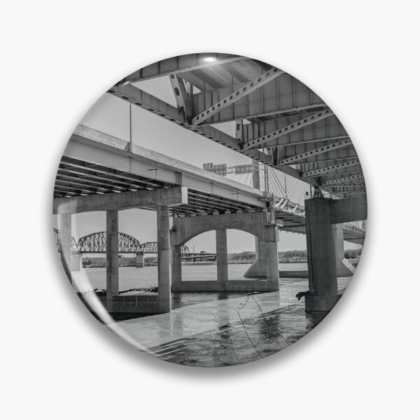 Item preview, Ohio River Black and White Photo designed and sold by TheGoodBook2.