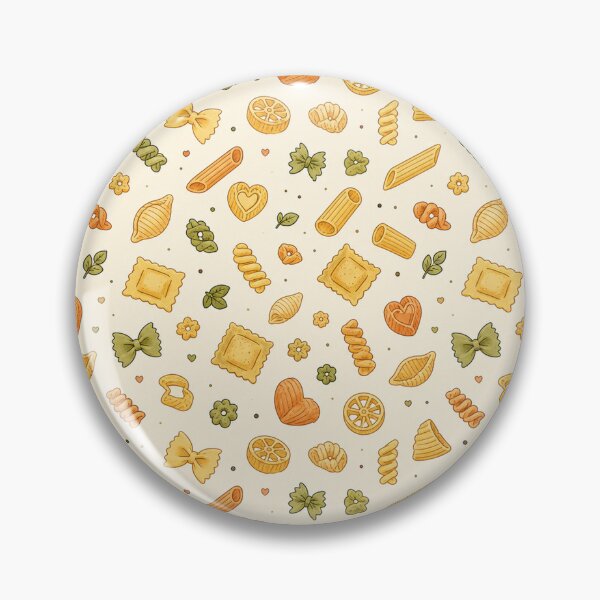 Item preview, Tiny Pasta Shapes Cute Italian Food Pattern designed and sold by RJACreative.