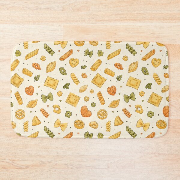 Item preview, Tiny Pasta Shapes Cute Italian Food Pattern designed and sold by RJACreative.