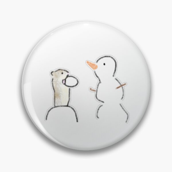 Item preview, Cute Weasel Building Snowman Winter Art designed and sold by raun.draw.