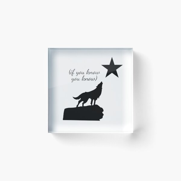 Item preview, if you know you know- cute wolf and star booktok design designed and sold by SlimyFish.