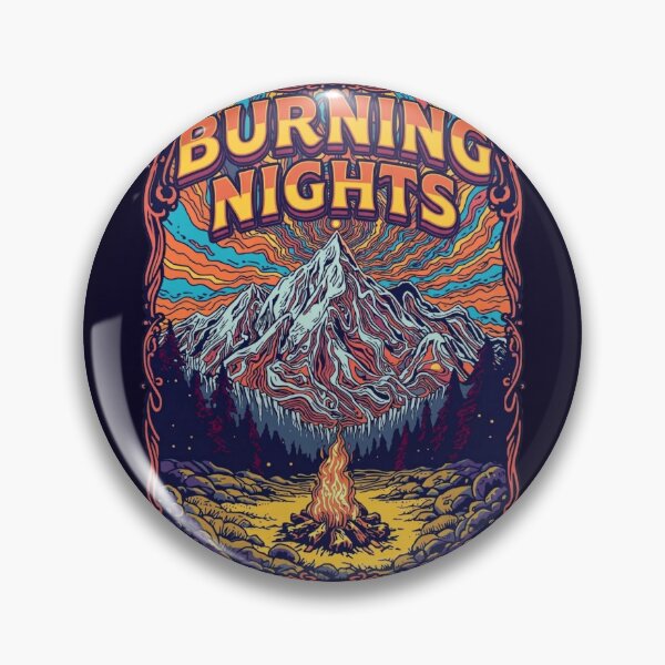 Item preview, Burning Nights Campfire Mountain Mirage  designed and sold by Skyrocketz.