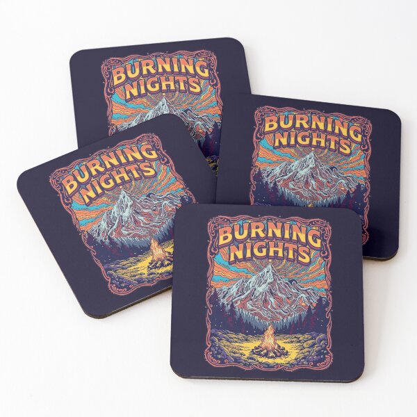 Item preview, Burning Nights Campfire Mountain Mirage  designed and sold by Skyrocketz.