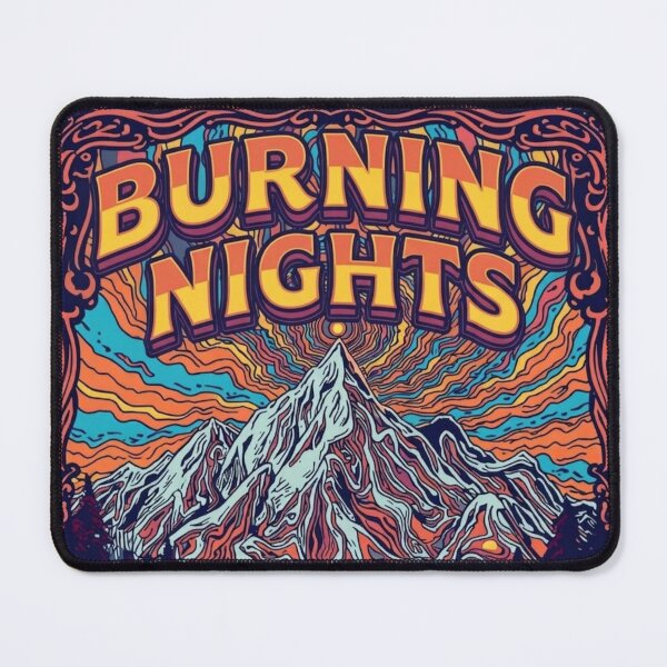 Item preview, Burning Nights Campfire Mountain Mirage designed and sold by Skyrocketz.