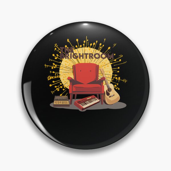 Item preview, Cozy Red Armchair Acoustic Guitar Studio Music designed and sold by Simge Bozan.