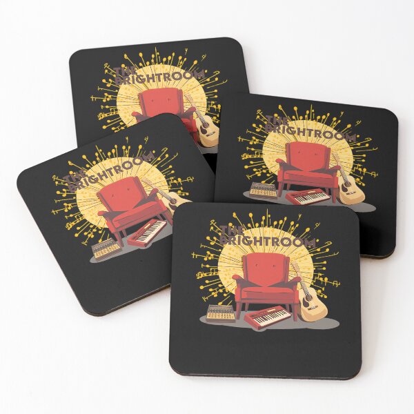 Item preview, Cozy Red Armchair Acoustic Guitar Studio Music designed and sold by Simge Bozan.