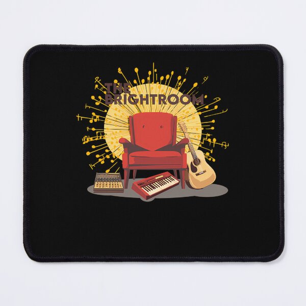 Item preview, Cozy Red Armchair Acoustic Guitar Studio Music designed and sold by Simge Bozan.
