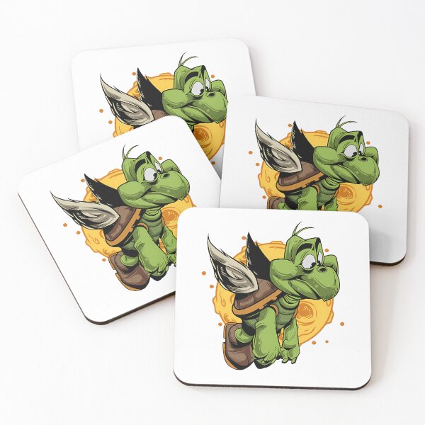 Item preview, Winged Green Creature Soaring In Front Of Yellow Moon designed and sold by Soorat.