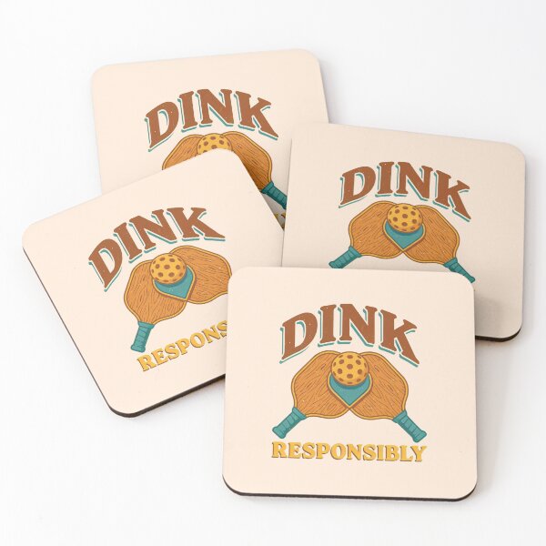Item preview, Dink Responsibly – Funny Pickleball Player Design designed and sold by Sezee.
