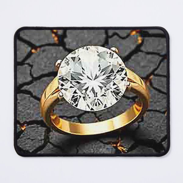 Item preview, Exquisite Yellow Gold Solitaire Diamond Ring designed and sold by MFMart.