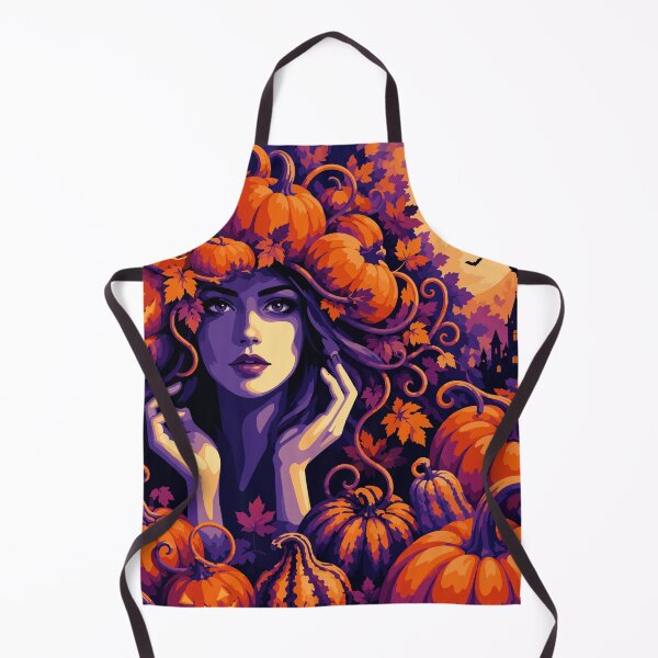 Item preview, Mystical Pumpkin Queen – Gothic Halloween Witch & Pumpkin Art designed and sold by ArtByBoya.