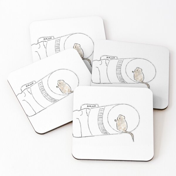 Item preview, Cute Mouse on Camera Lens Pencil Art designed and sold by raun.draw.
