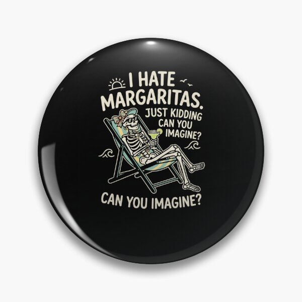 Item preview, Ironic Margarita Skeleton Beach Vacation Humor designed and sold by snowry.