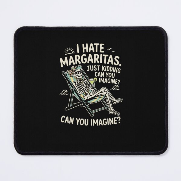 Item preview, Ironic Margarita Skeleton Beach Vacation Humor designed and sold by snowry.