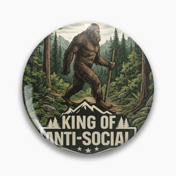 Item preview, King of Anti-Social designed and sold by Ropenshoot.