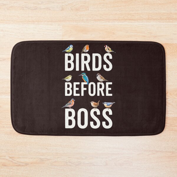 Item preview, Birds Before Boss - Colorful Songbirds Birdwatching Design for Bird Lovers designed and sold by 519xdesign.