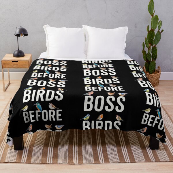 Item preview, Birds Before Boss - Colorful Songbirds Birdwatching Design for Bird Lovers designed and sold by 519xdesign.