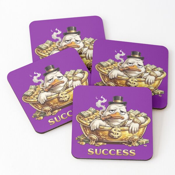 Item preview, Rich Duck in a Bathtub of Gold designed and sold by Northern Glow Art.
