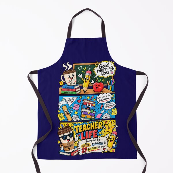 Item preview, Teacher Life Comic Strip designed and sold by Beberoni Universe.