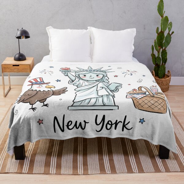 Item preview, Cute Statue of Liberty New York Doodle Art designed and sold by RamyGallery.