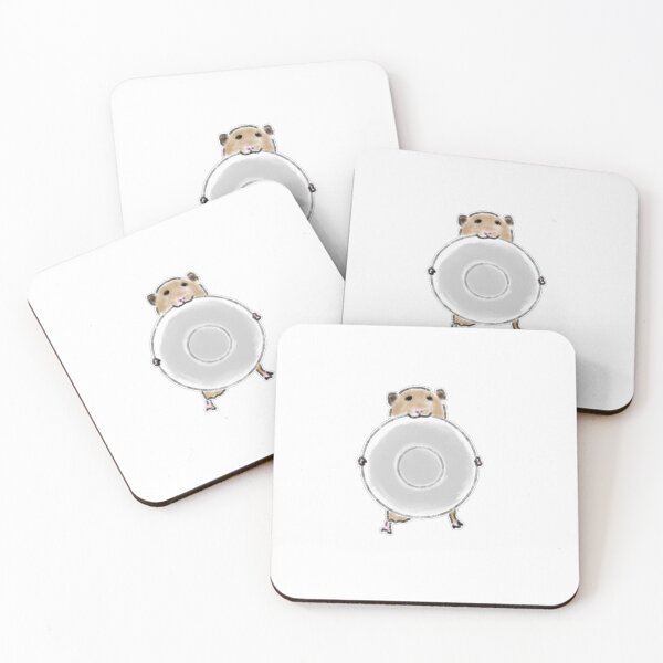 Item preview, Hungry Hamster Holding Empty Food Plate designed and sold by raun.draw.