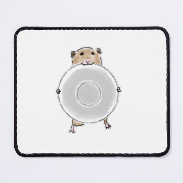 Item preview, Hungry Hamster Holding Empty Food Plate designed and sold by raun.draw.
