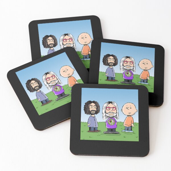 Item preview, Three Cartoon Figures Standing On Green Lawn designed and sold by Soorat.