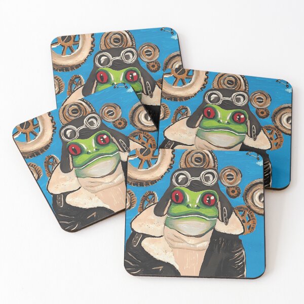 Item preview, Steampunk Frog Aviator designed and sold by EldritchVoide.