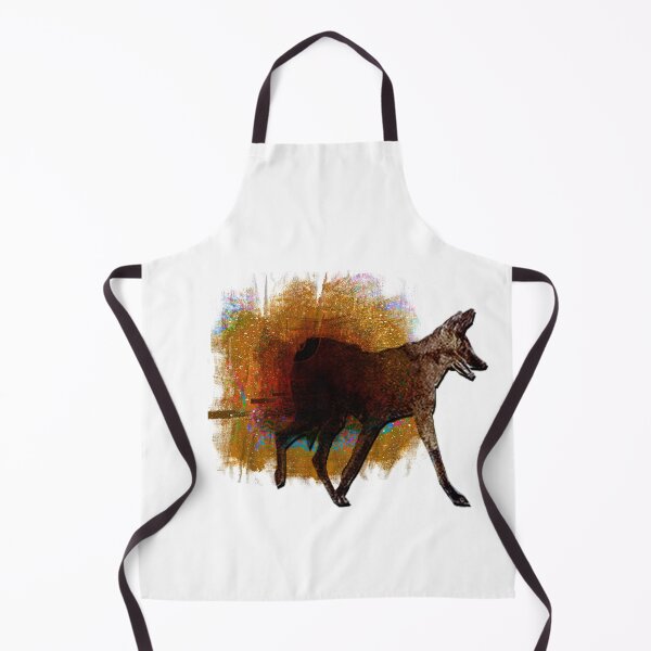 Item preview, Maned Wolf Silhouette – Golden Amber Textured Wilderness Art designed and sold by MAMA.art.Rio <Marsailhe_Milward>.