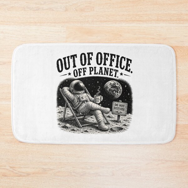 Item preview, Out Of Office Off Planet Funny Astronaut On Moon designed and sold by MotionBanana Art.