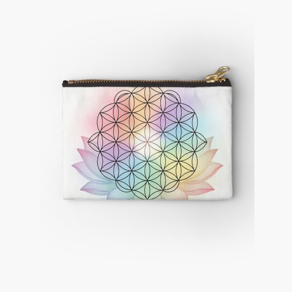 Item preview, Soft Pastel Flower of Life Lotus designed and sold by IntelliMindDesigns.