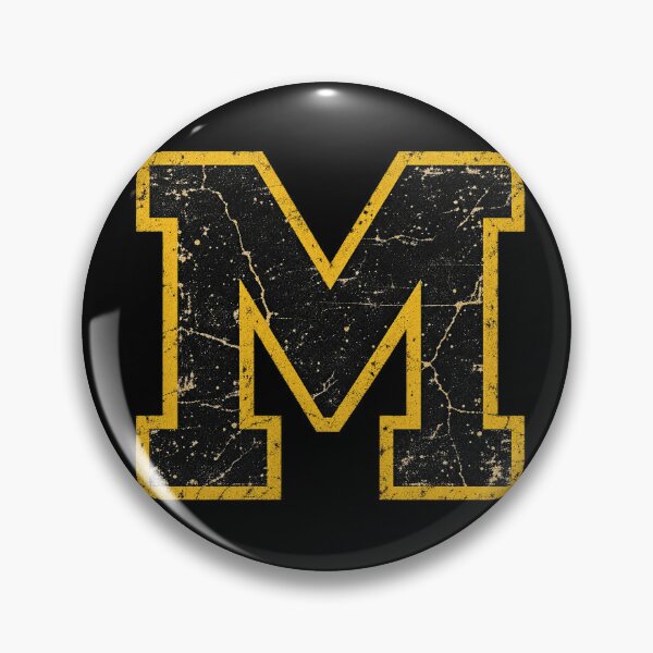 Item preview, Missouri Tigers Block M Vintage Distressed College Football Logo designed and sold by TM DESIGNS AND MORE.