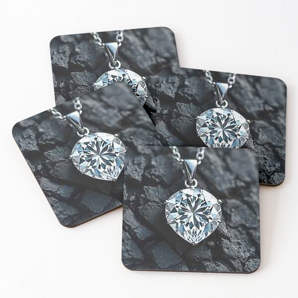Item preview, Exquisite Pear-Cut Diamond Pendant Necklace designed and sold by MFMart.