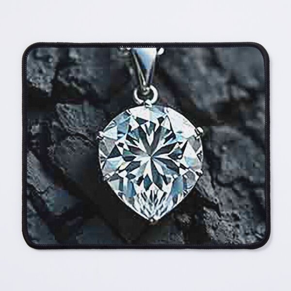 Item preview, Exquisite Pear-Cut Diamond Pendant Necklace designed and sold by MFMart.