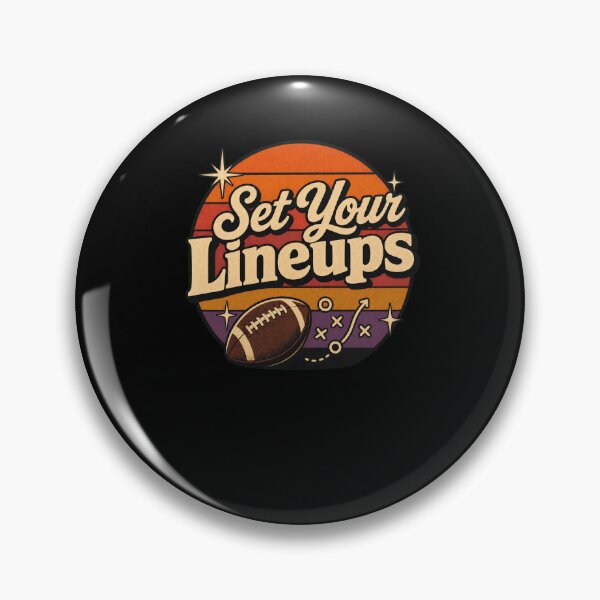 Item preview, Set Your Lineups Fantasy Football Retro Vintage designed and sold by snowry.
