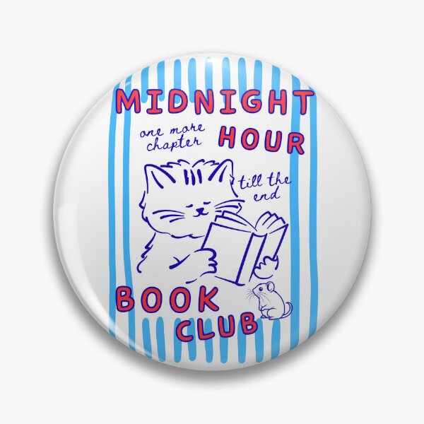 Item preview, Cute Cat Reading, Midnight Hour Book Club, Love Cats and Books, One More Chapter, Bookish designed and sold by Forevermore.