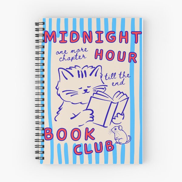 Item preview, Cute Cat Reading, Midnight Hour Book Club, Love Cats and Books, One More Chapter, Bookish designed and sold by Forevermore.