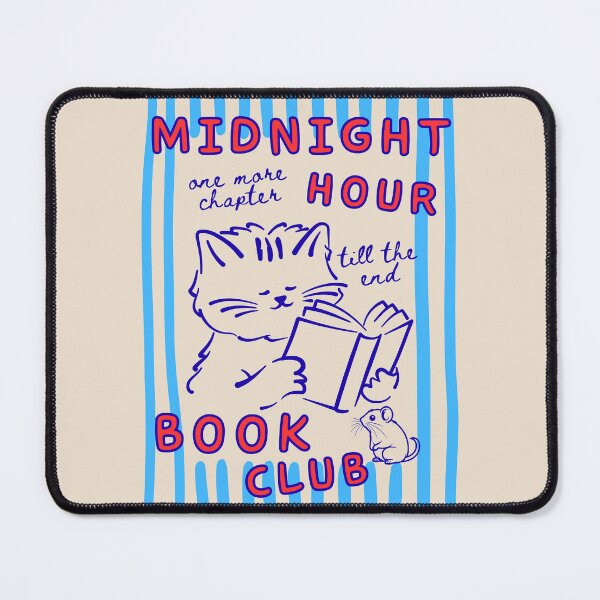 Item preview, Cute Cat Reading, Midnight Hour Book Club, Love Cats and Books, One More Chapter, Bookish designed and sold by Forevermore.
