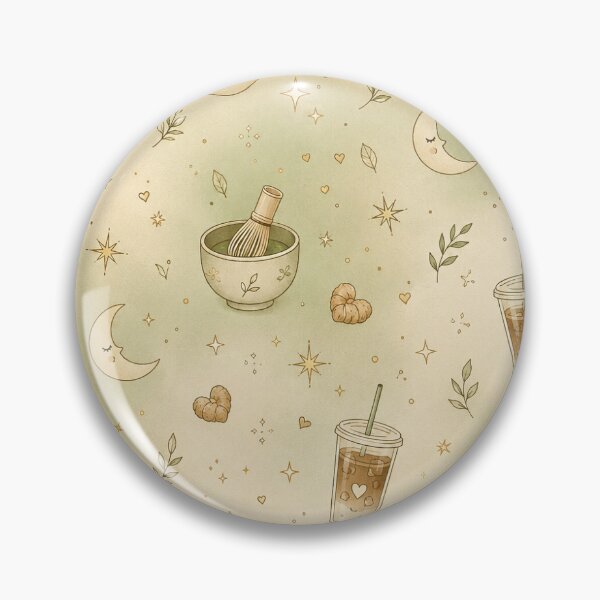 Item preview, Aesthetic Celestial Matcha & Coffee Bar - Flat Print Sheet Template designed and sold by Saniyamirza07.