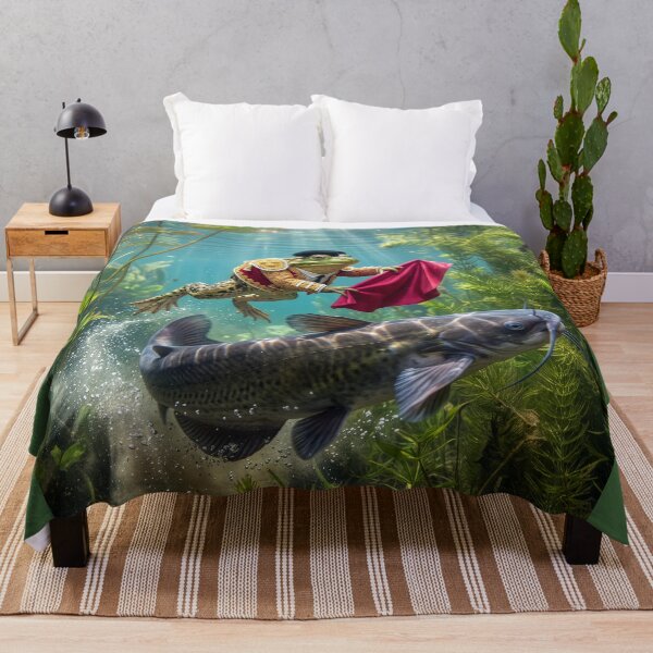 Item preview, Matador Frog Takes on a Catfish designed and sold by Tridentulus.