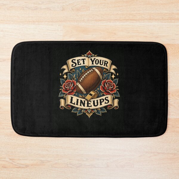 Item preview, Set Your Lineups Fantasy Football Tattoo Art designed and sold by snowry.