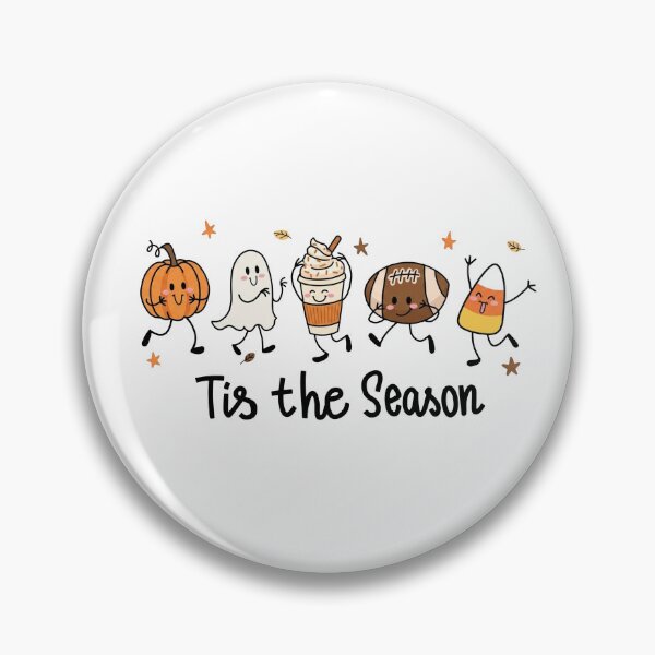 Item preview, Cute Halloween Pumpkin Ghost Football Coffee Candy Corn Shirt, Tis The Season Fall Doodles designed and sold by gidel-sales.