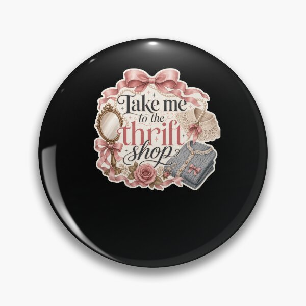 Item preview, Take me to the thrift shop Vintage Thrifting Lover designed and sold by snowry.