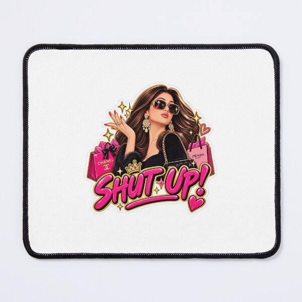 Item preview, Poo Inspired Shut Up - Funny Bollywood Diva Sassy Quote Sticker designed and sold by Saniyamirza07.