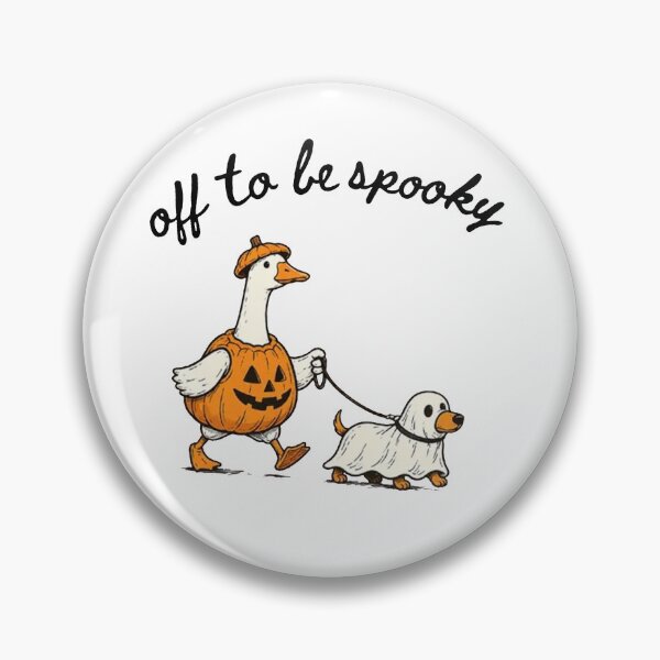 Item preview, Funny Goose Walking Ghost Dog Shirt, Off to Be Spooky Goose Halloween designed and sold by gidel-sales.